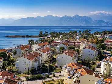 Antalya view with mountains