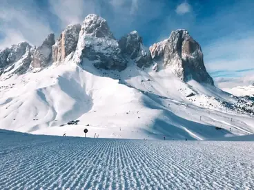 Dolomites in winter